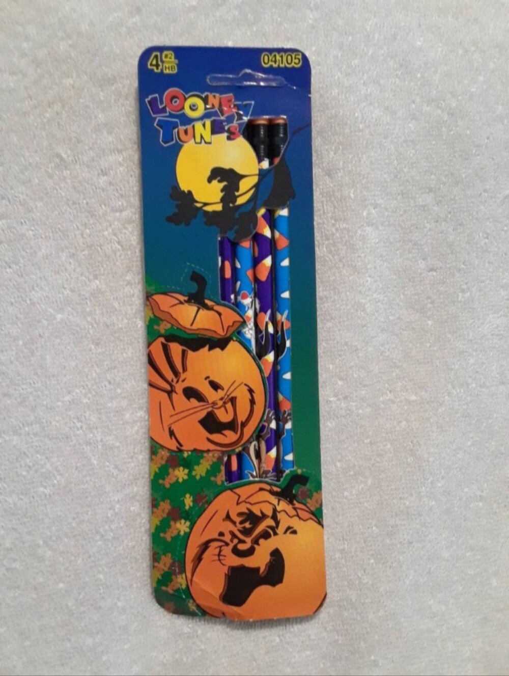 Vintage Looney tunes Halloween four pencils set #2